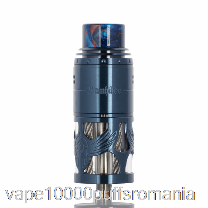 Vape Romania Vapefly X German 103 Brunhilde Top Coiler 25mm Rta Albastru Inchis